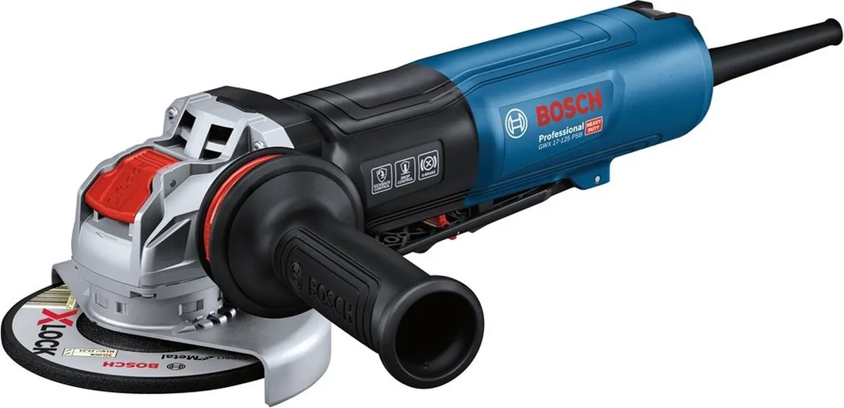 Bosch Professional GWX 17-125 PSB Haakse Slijper 1700W X-LOCK