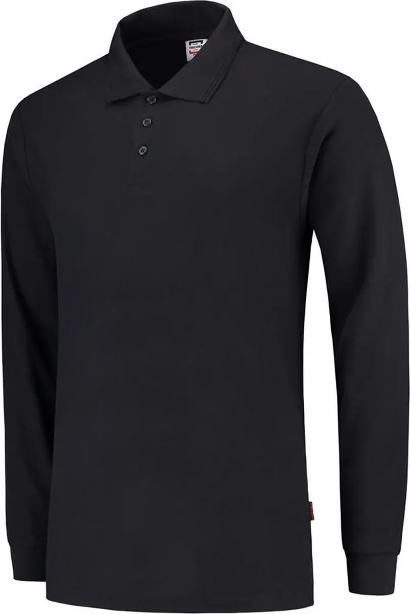 Tricorp Poloshirt Lange Mouw 3XL - Marineblauw - afbeelding 2 van 5
