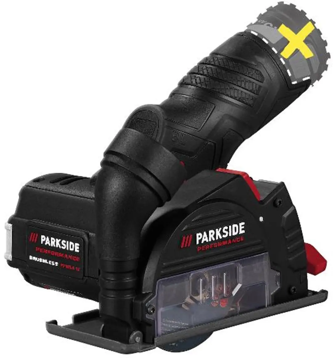 PARKSIDE PERFORMANCE® Accu-haakse slijper 12 V zonder accu en lader