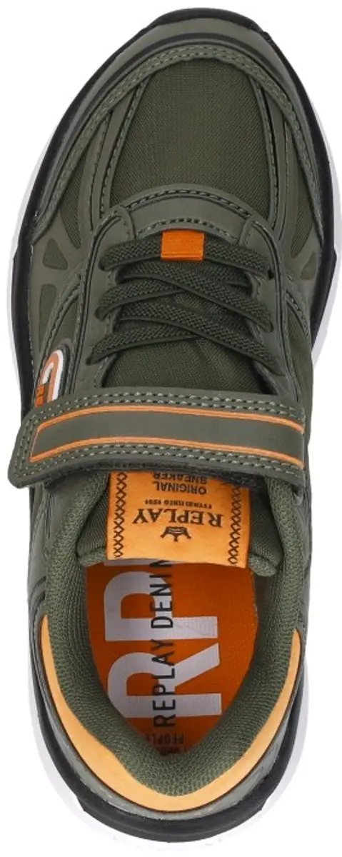 Replay Christal JR Boy 5 Sneakers Laag - Groen - Maat 36 - afbeelding 5 van 6