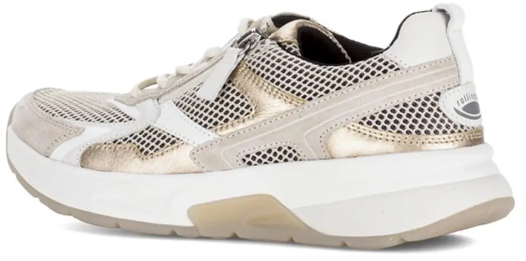 Gabor Rollingsoft Sneaker 86.848.34 Leinen Off-White