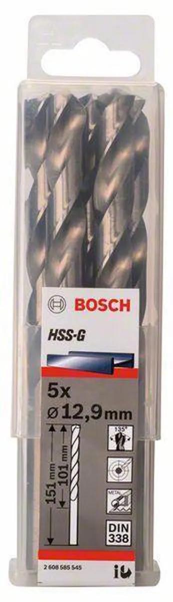 Bosch Professional ST. LINE 12.9mm HSS-G Boor