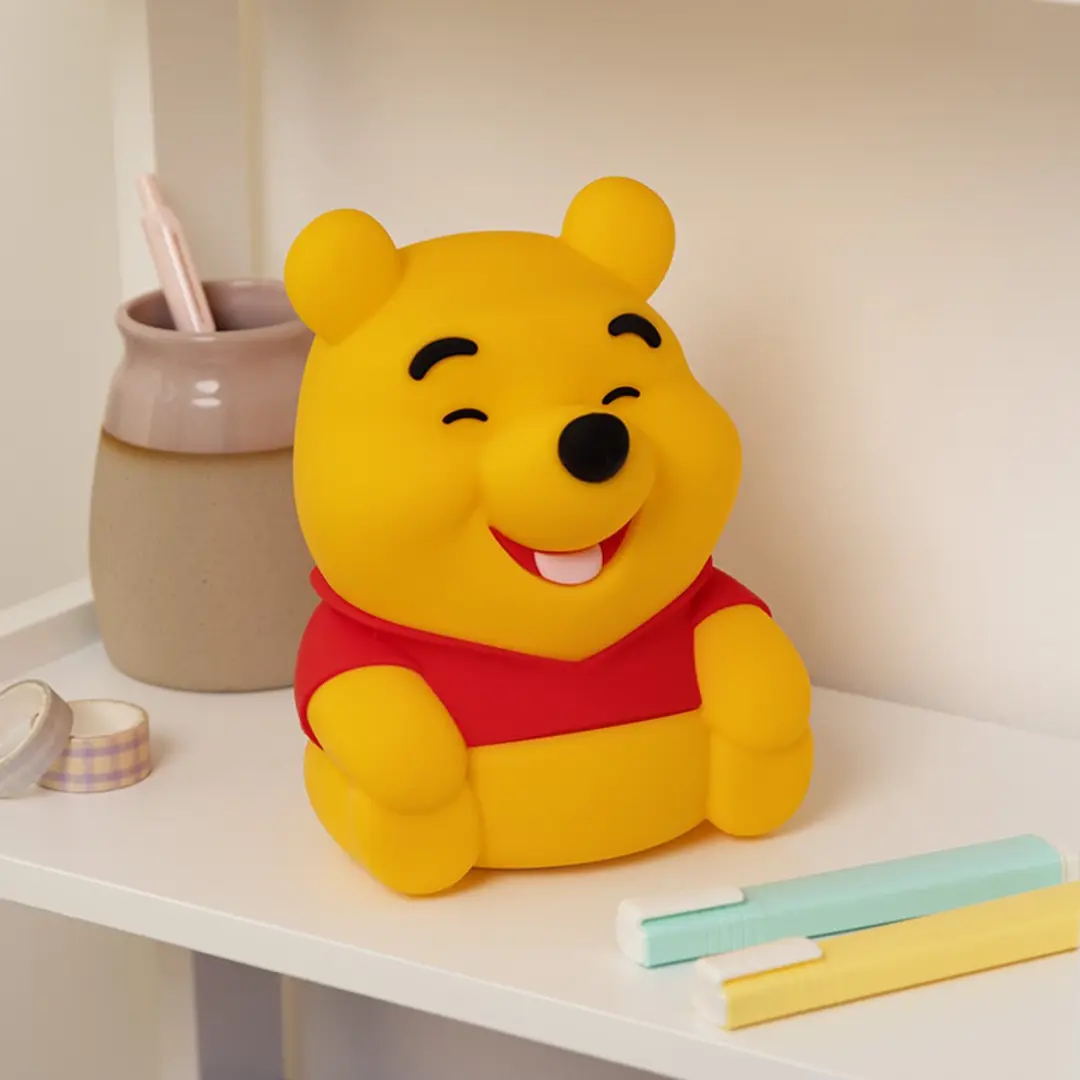 Paladone Winnie the Pooh SquishyGlo Nachtlampje - Siliconen 15.5cm - 3 Helderheidsniveaus
