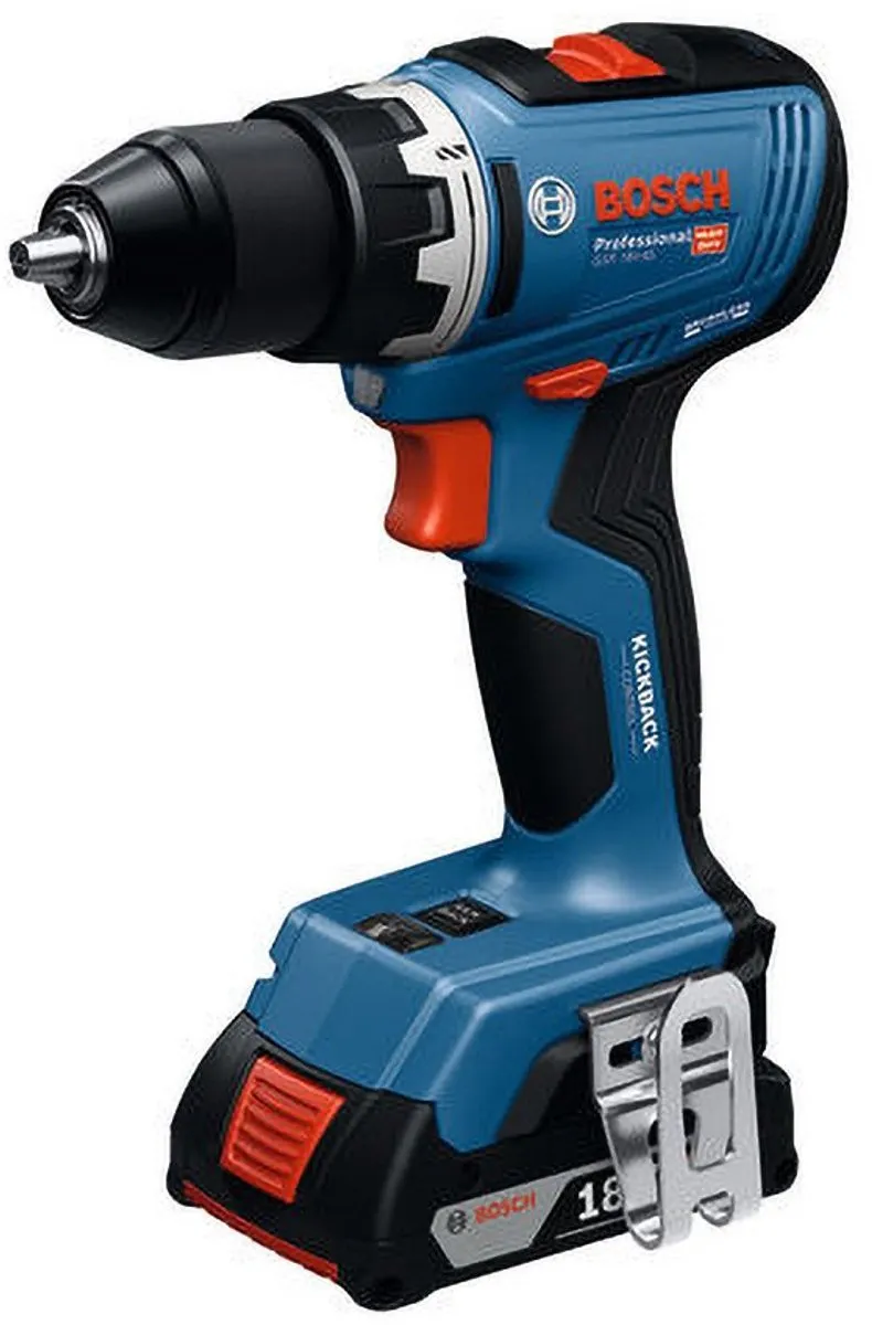 Bosch Professional GSR 18V-65 Accu Schroefboormachine - 2x 5.0Ah - 19-delig Set