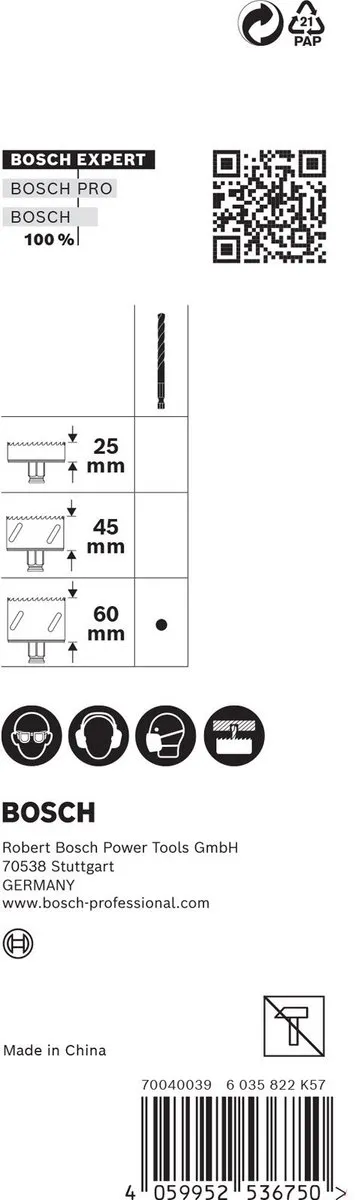 Bosch Professional EXPERT Centreerboor TCT 8,5x105mm - Metaal