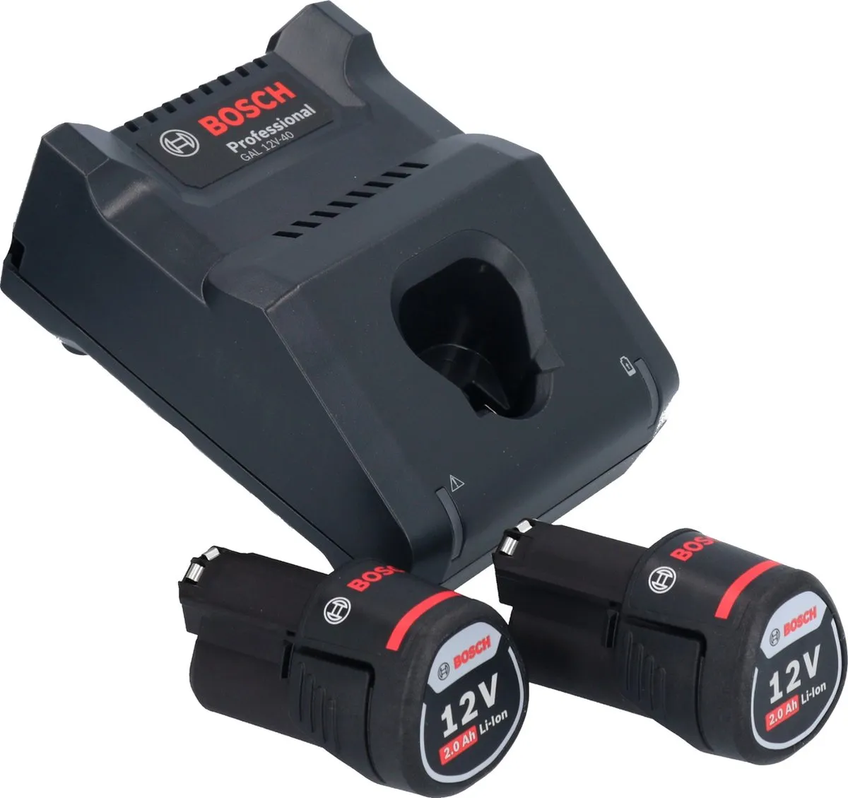 Bosch Professional 12V Accu-boorschroevendraaier GBA 12V 2.0Ah - 2x accu 2000mAh