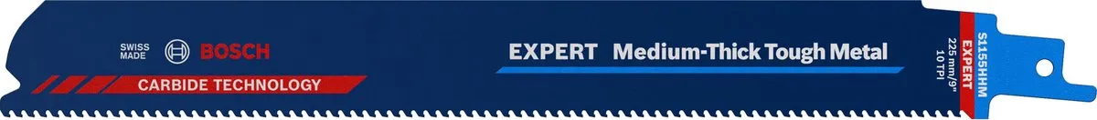 Bosch Professional Expert S 1155 HHM Reciprozaagblad Metaal 2608900374