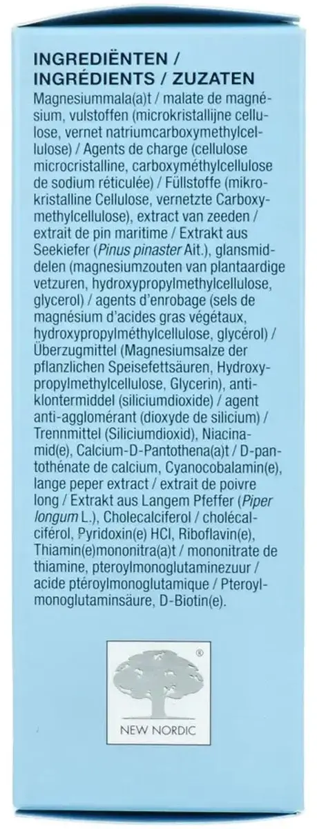 New Nordic Active Magnesium Malate Tabletten 60 Stuks