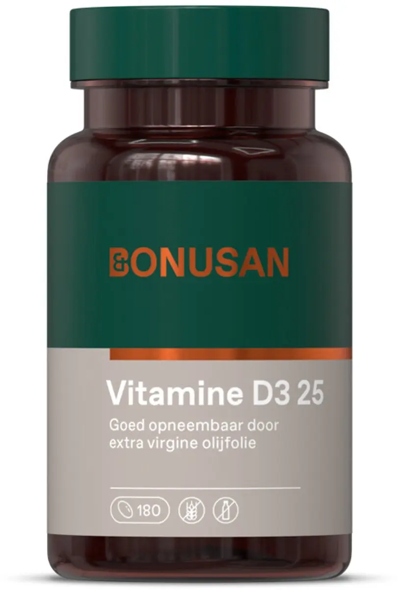 Bonusan Vitamine D3 25 mcg 180 Softgels