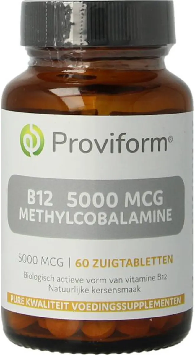Proviform Vitamine B12 5000 mcg Methylcobalamine - 60 Zuigtabletten
