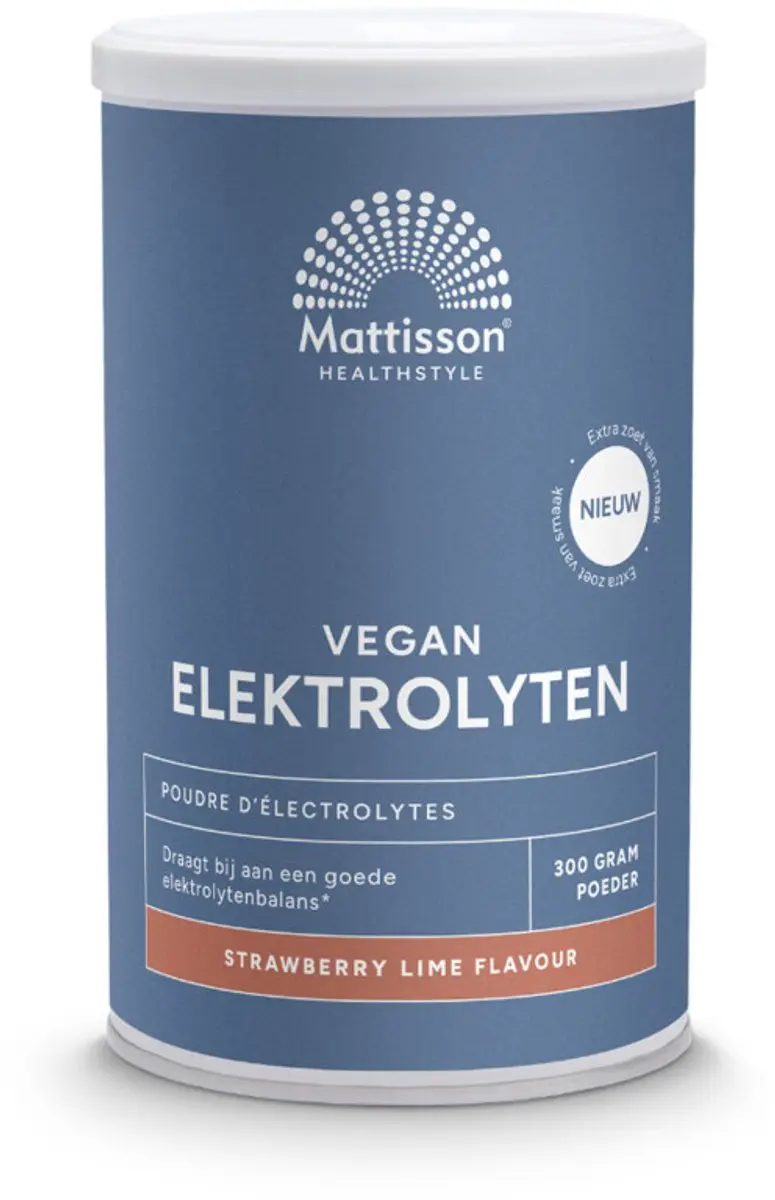 Mattisson Elektrolyten Poeder Aardbei 300ml