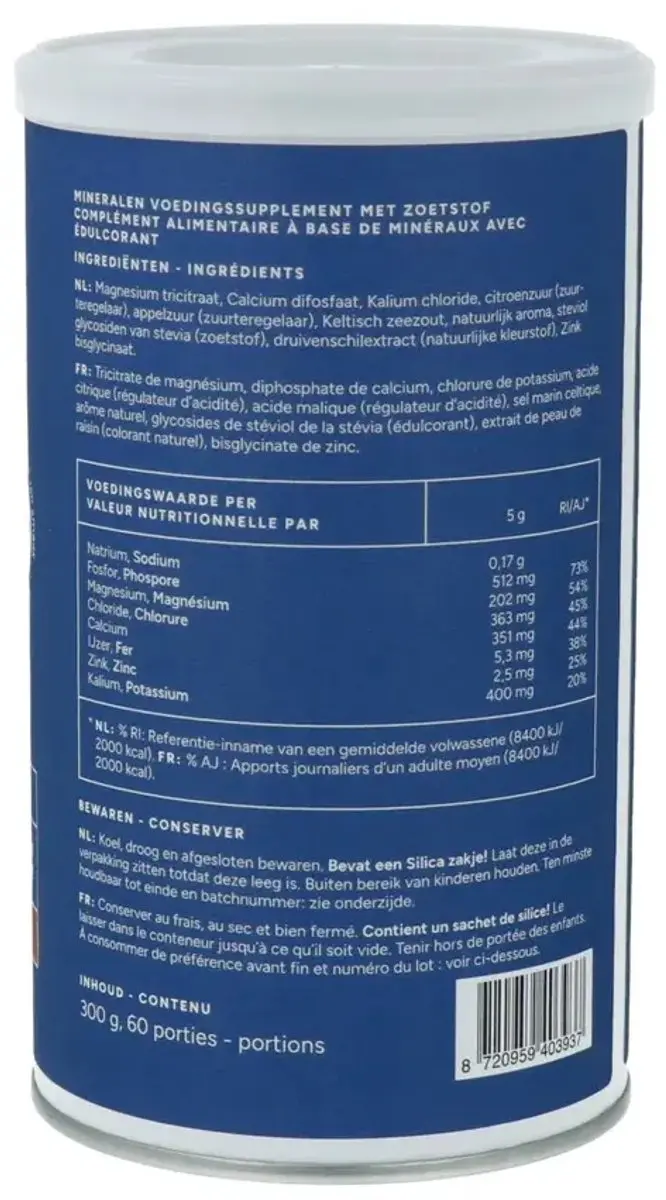 Mattisson Elektrolyten Poeder Aardbei 300ml - 300 Stuks - afbeelding 4 van 6