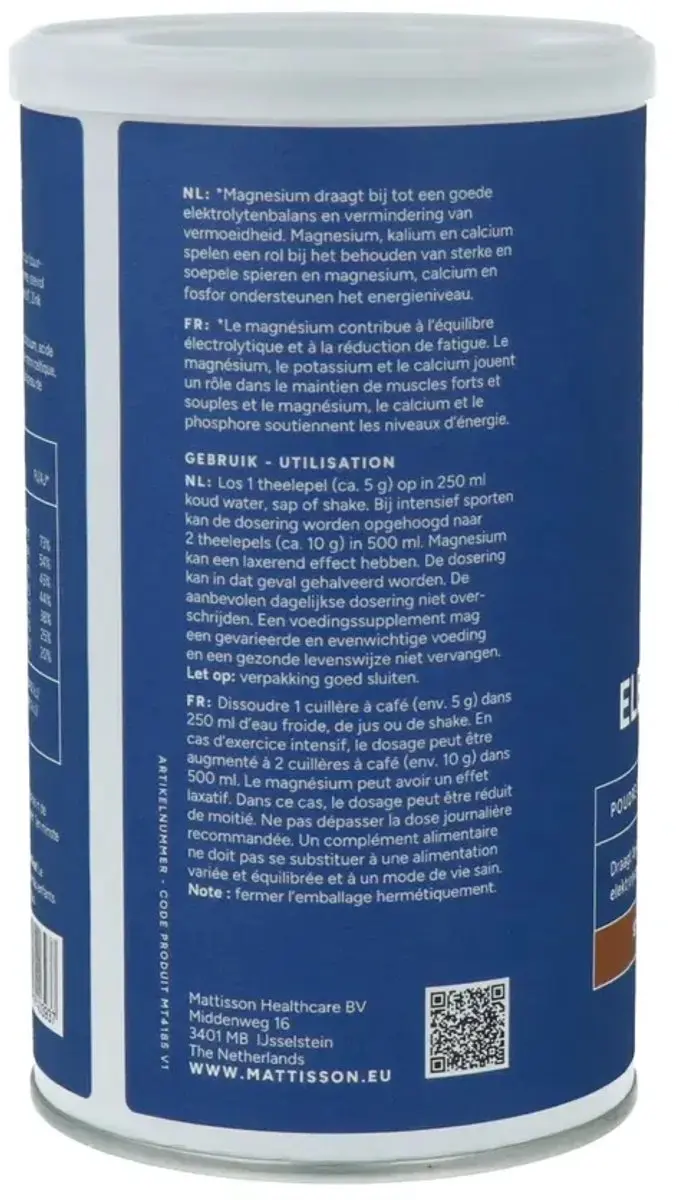 Mattisson Elektrolyten Poeder Aardbei 300ml - 300 Stuks - afbeelding 5 van 6