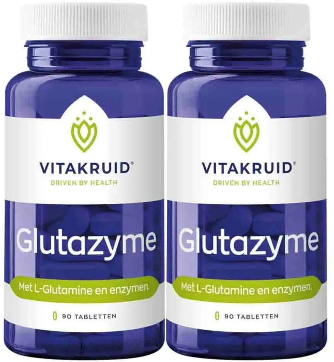 Vitakruid Glutazyme 180 tabletten - 2x90 Stuks - afbeelding 5 van 5