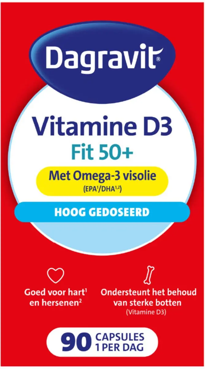 Dagravit Vitaal 50+ Vitamine D & Omega-3 Visolie