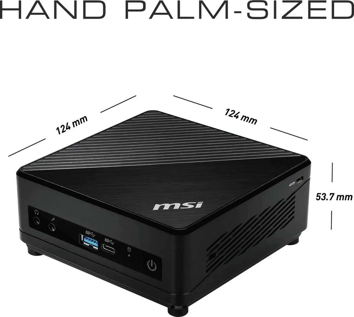 MSI Cubi 5 10M-008BEU Barebone PC - 32GB RAM - i5-10210U - afbeelding 6 van 6