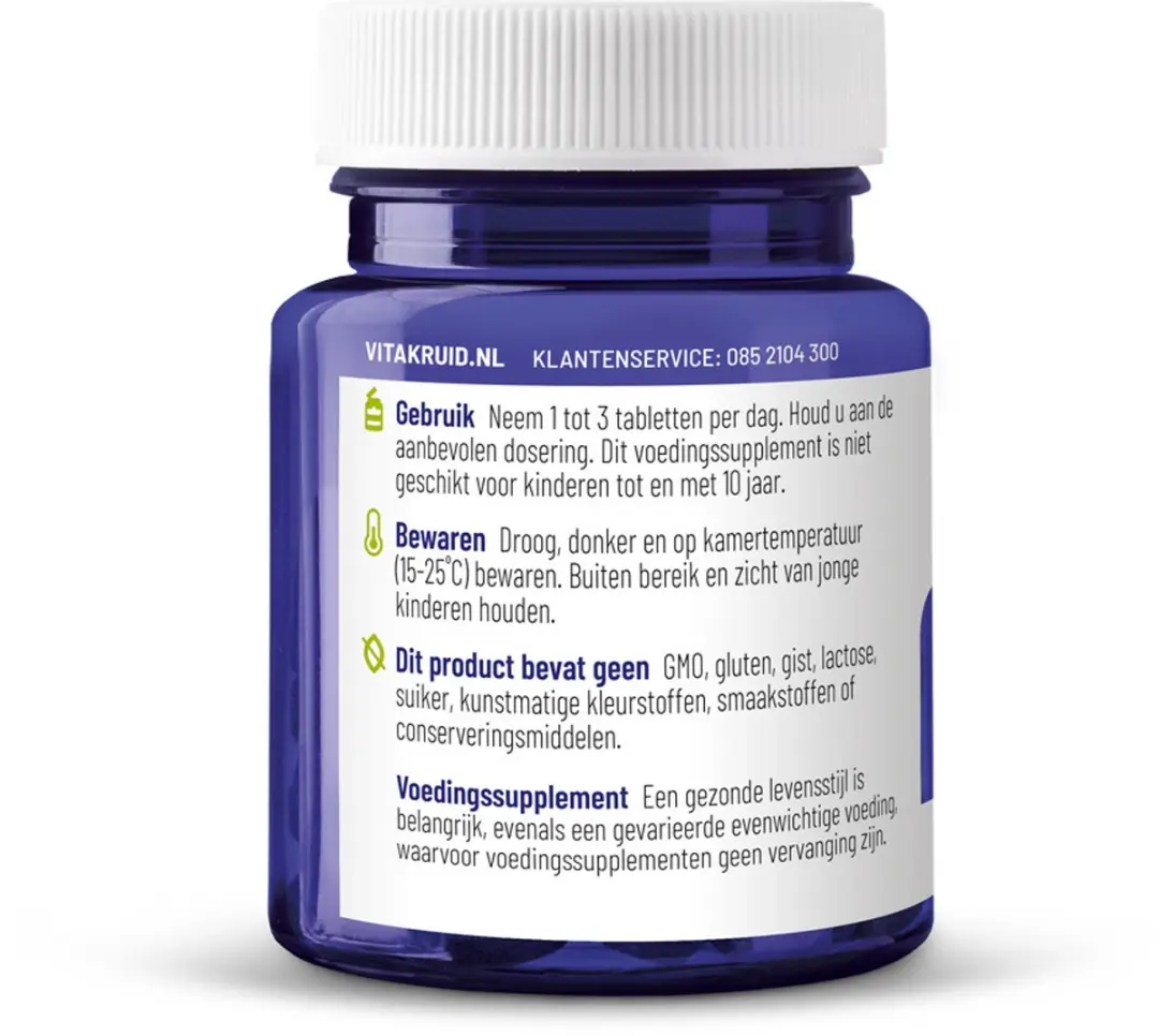 Vitakruid Vitamine D3 K2 180 tabletten - 2x90
