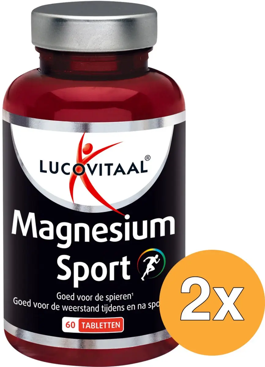 2x Lucovitaal Magnesium Sport (60 tabletten)