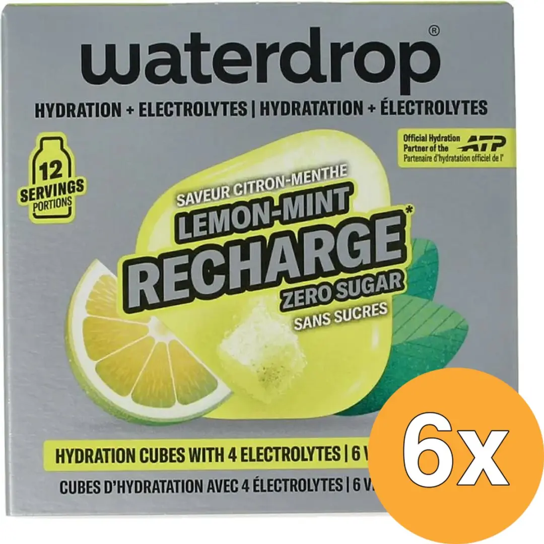 6x Waterdrop Microlyte Lemon Mint (12 stuks)