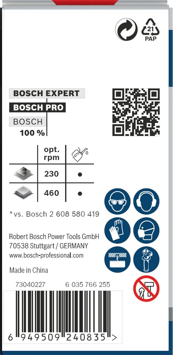 Bosch Professional PC Plus 19mm Gatenzaag 2608594439 - afbeelding 3 van 5