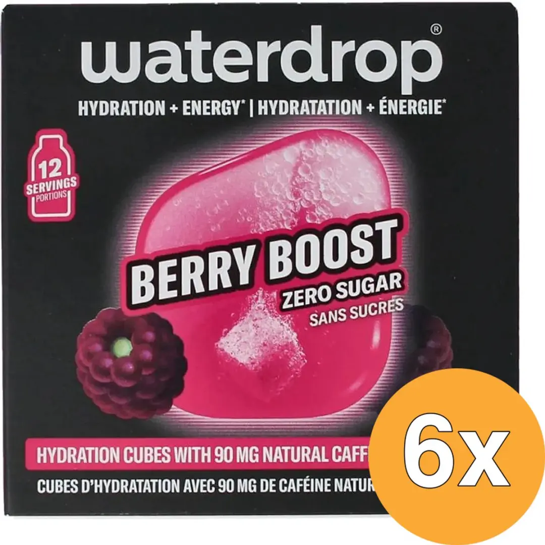 6x Waterdrop Microenergy Berry Boost (12 stuks)