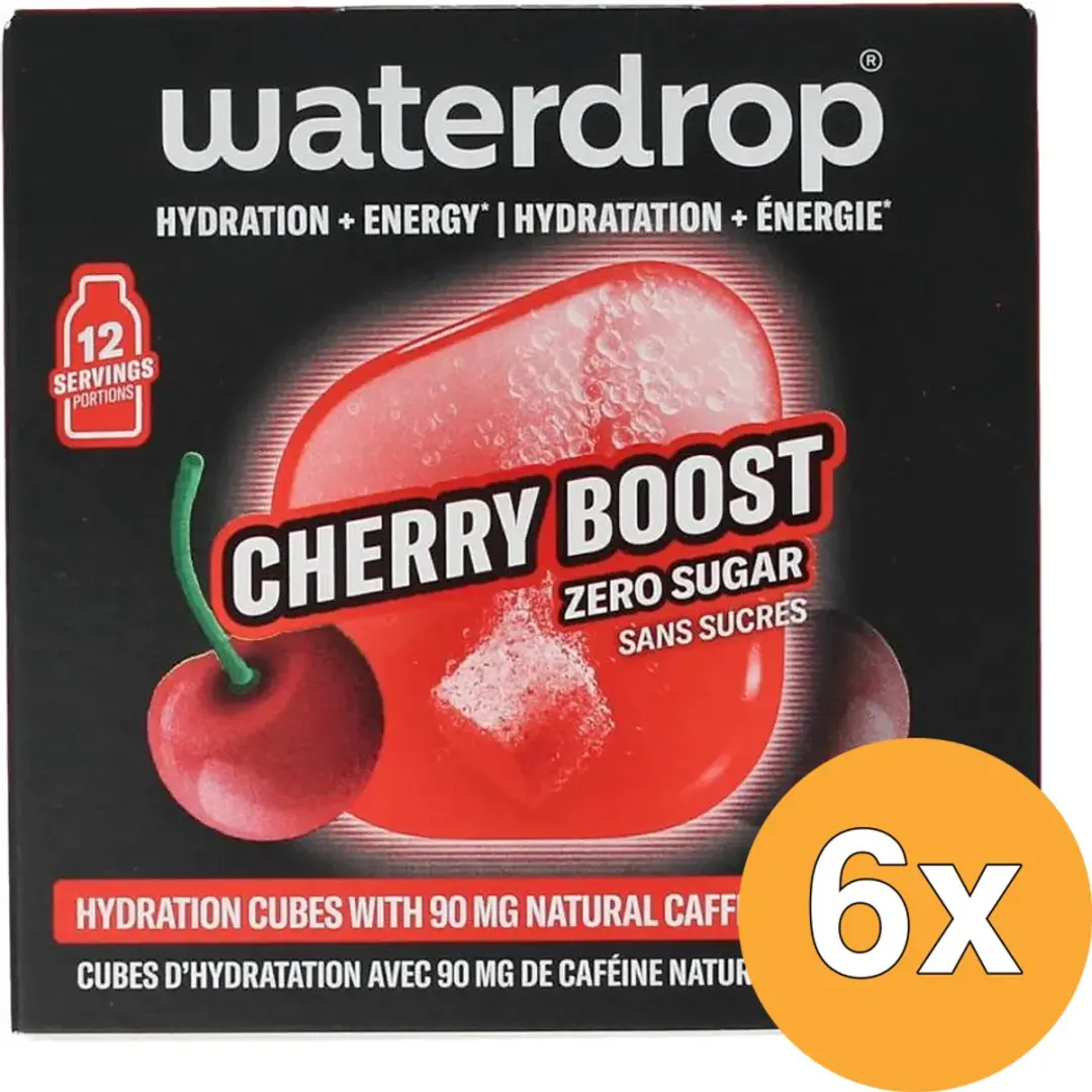 6x Waterdrop Microenergy Cherry Boost (12 stuks)