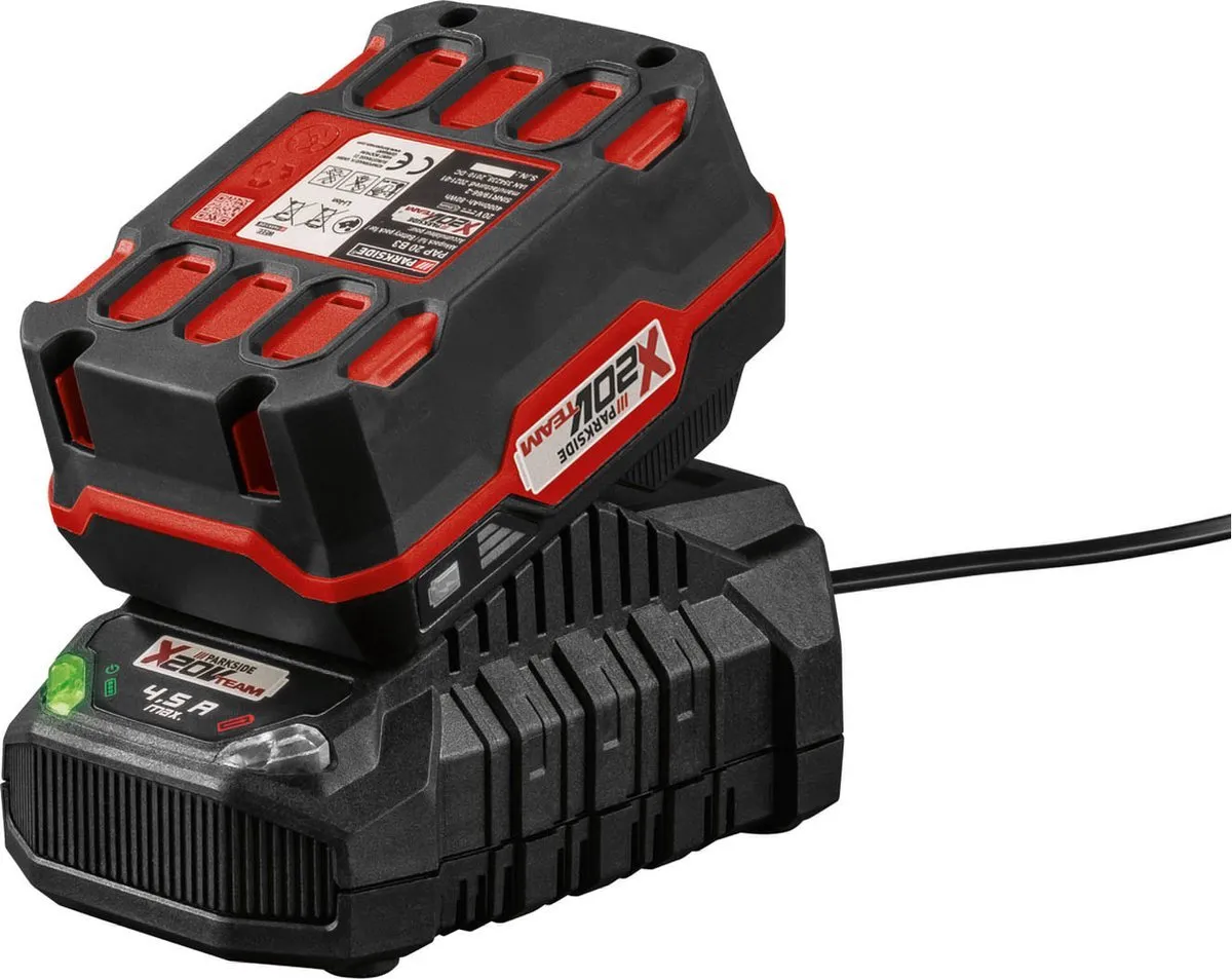 PARKSIDE 20V 4Ah Accu Slagmoersleutel 400Nm - 4 Doppen