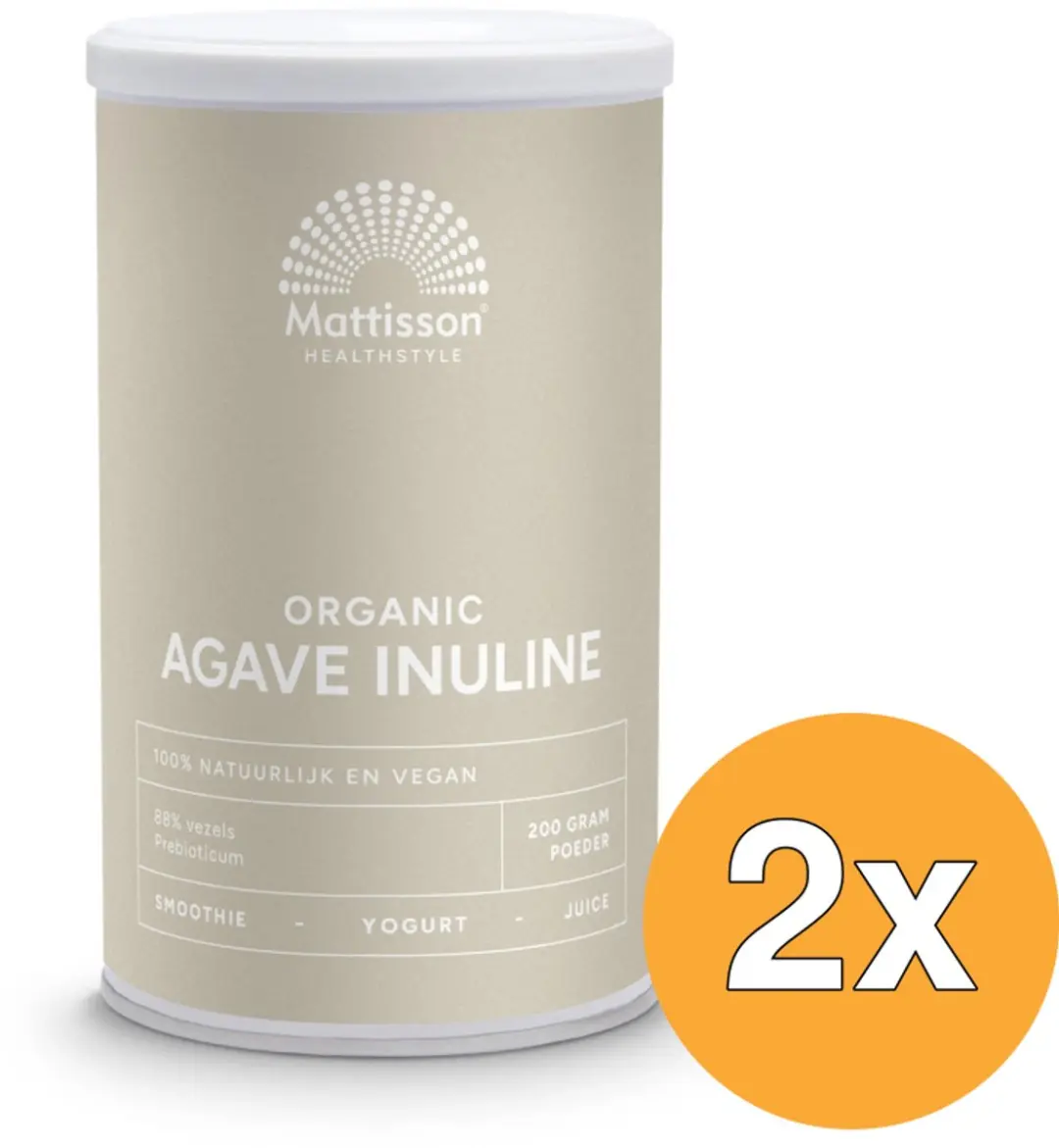 2x Mattisson Agave Inuline Bio (200 gr)