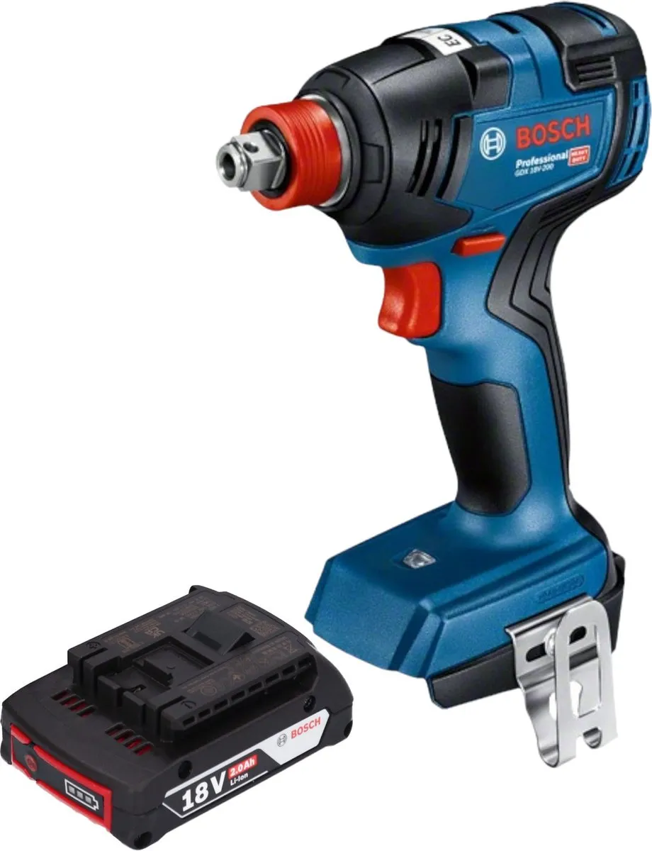 Bosch Professional GDX 18V-200 Slagmoersleutel 2-in-1 200Nm