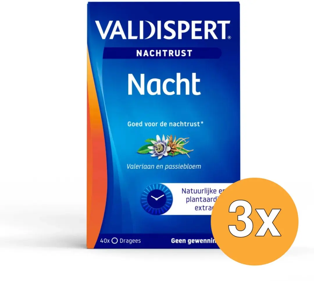 3x Valdispert Nacht (40 dragees)
