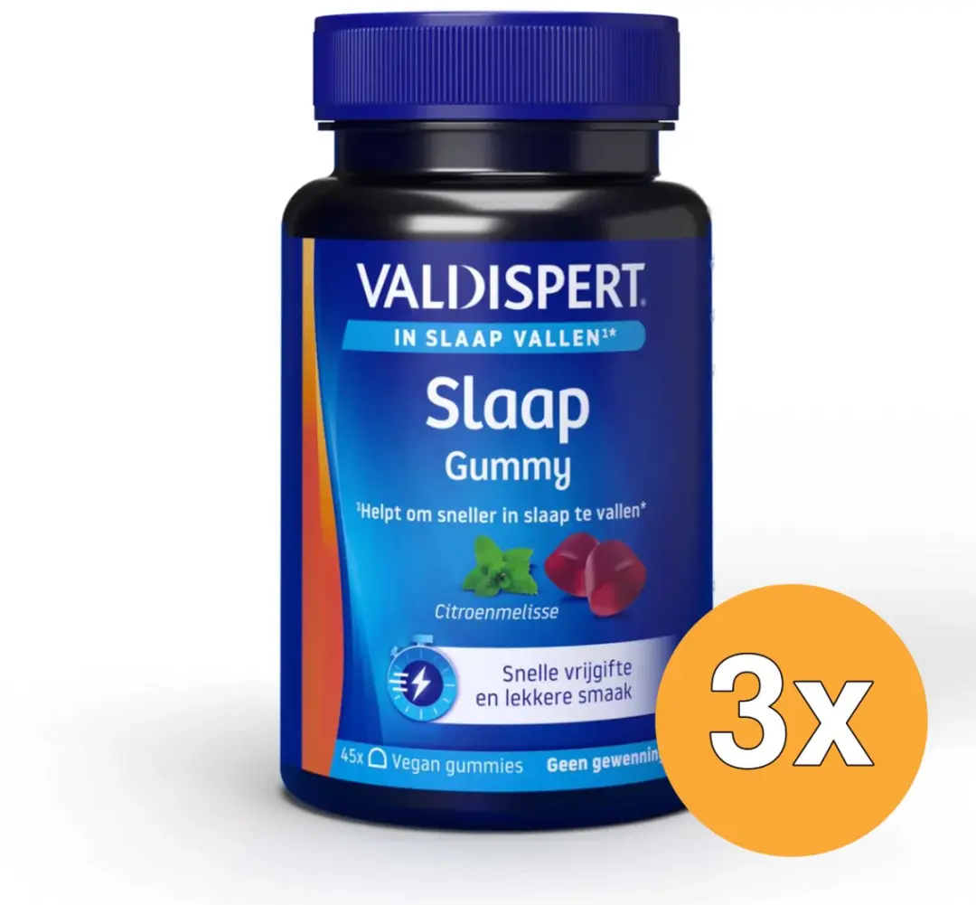 3x Valdispert Slaap Gummy (45 Vega Gummies)