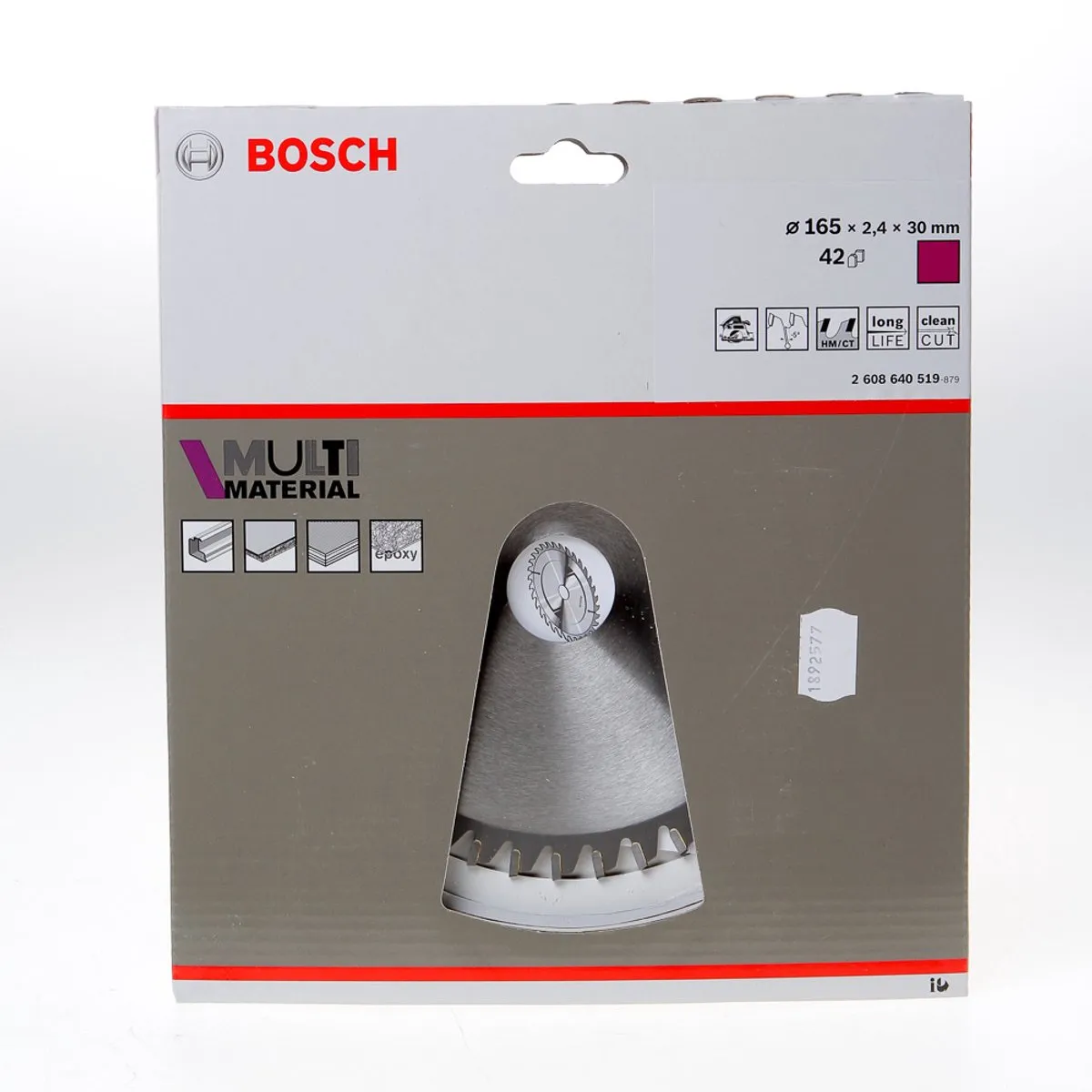 Bosch Professional Cirkelzaagblad CIRKZB MULTI 165X30/20X2,4 42T - Ø165mm