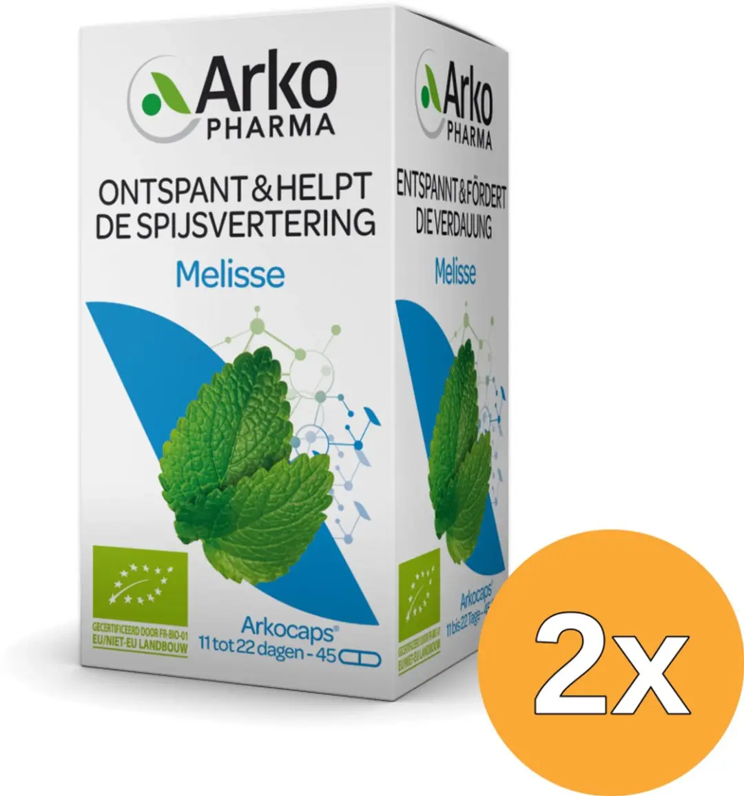 2x Arkocaps Melisse Bio (45 capsules)