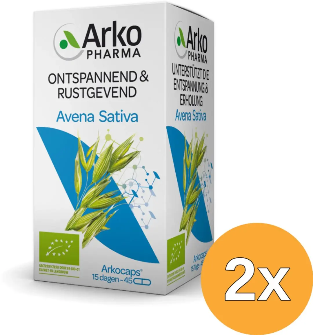 2x Arkocaps Avena sativa (45 capsules)