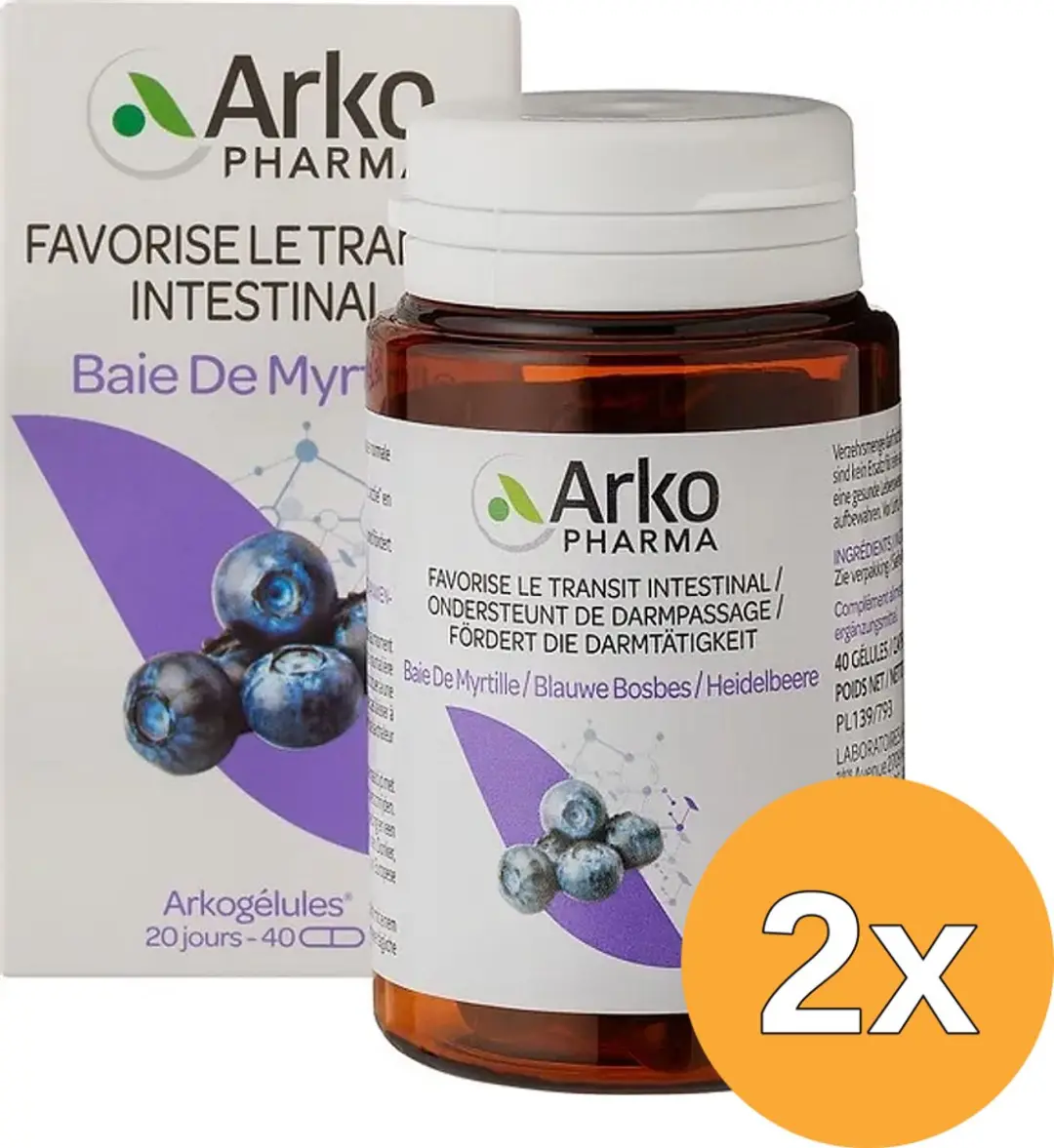 2x Arkocaps Blauwe-Bosbes (40 stuks)