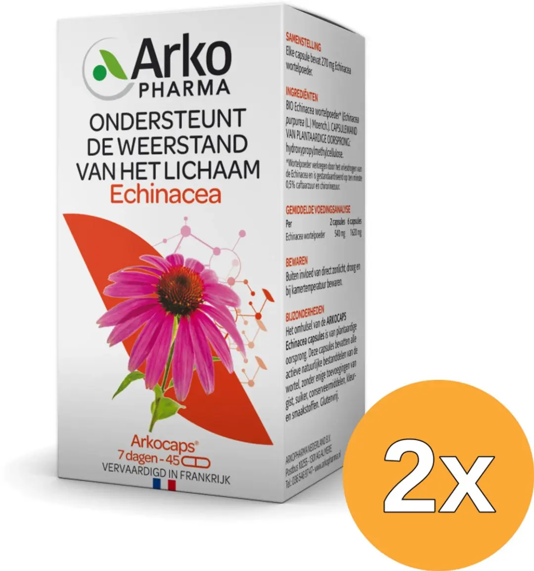 2x Arkocaps Echinacea (45 capsules)