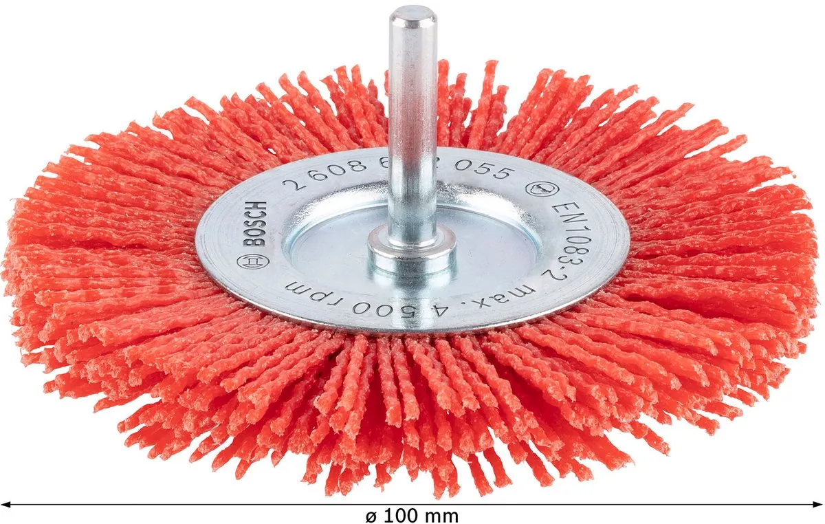 Bosch Professional 6mm Schijfborstel 75 Nylon - 100mm