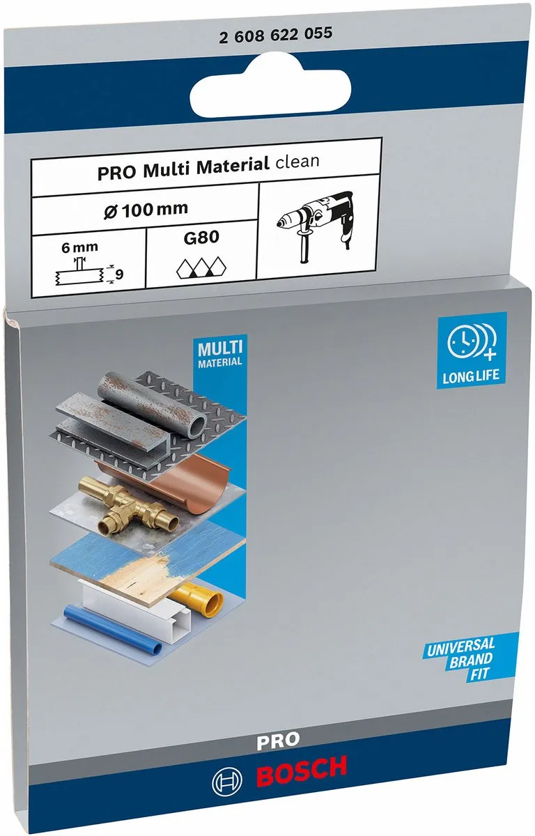 Bosch Professional 6mm Schijfborstel 75 Nylon - 100mm