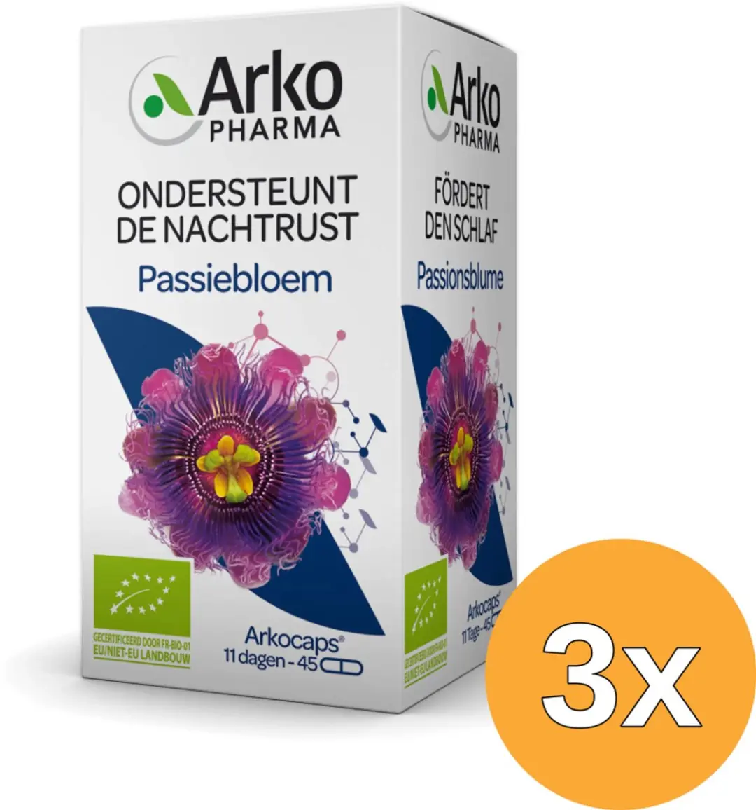 3x Arkocaps Passiebloem Bio (45 capsules)