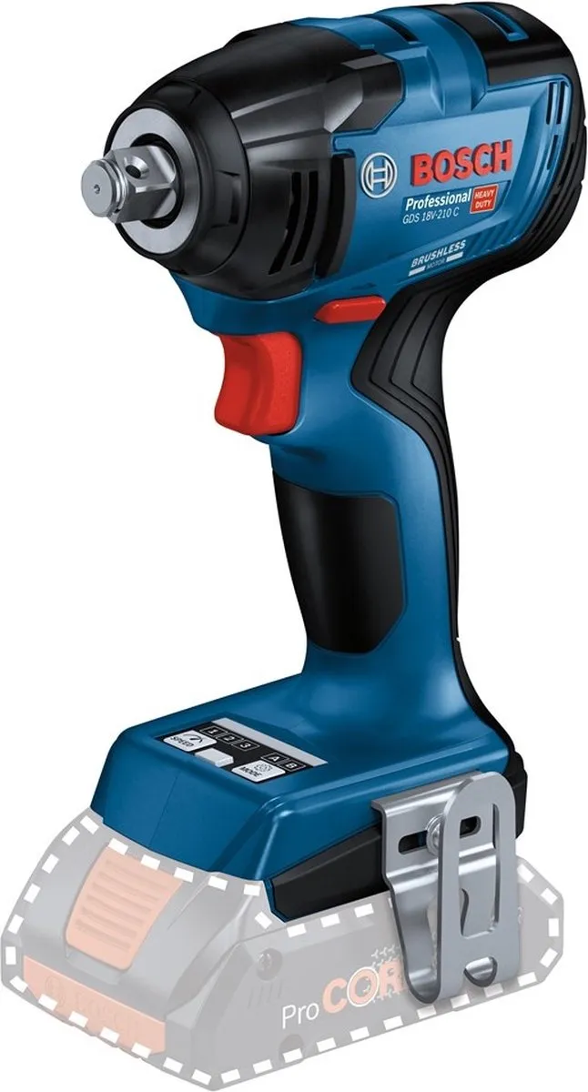 Bosch Professional GDS 18V-210 C Accu-draaislagmoeraanzetter 18V