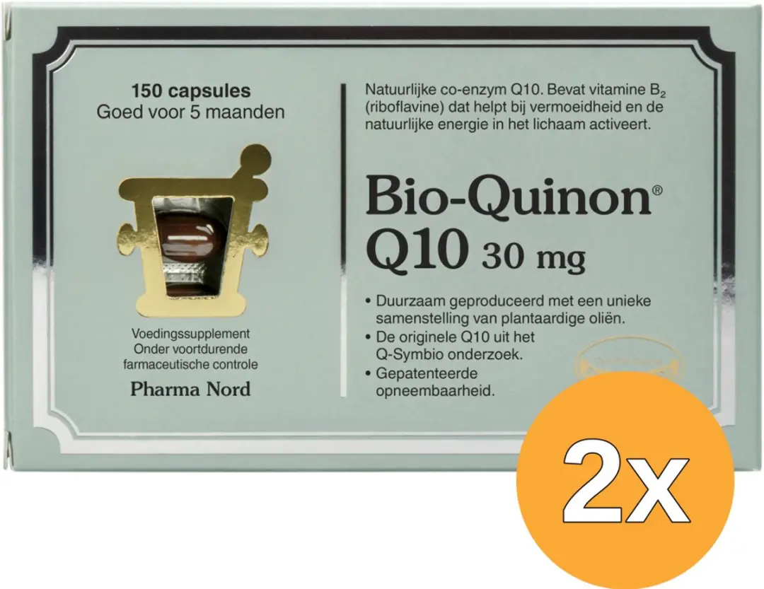 2x Pharma Nord Bio Quinon Q10 30mg (150 capsules)