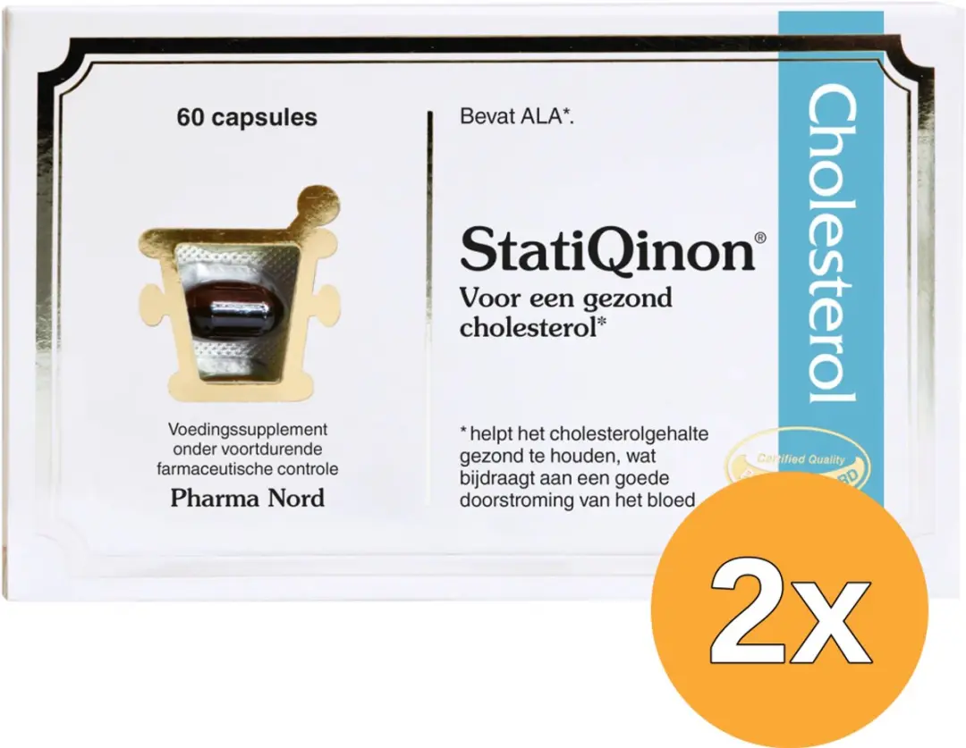 2x Pharma Nord Statiqinon (60 capsules)