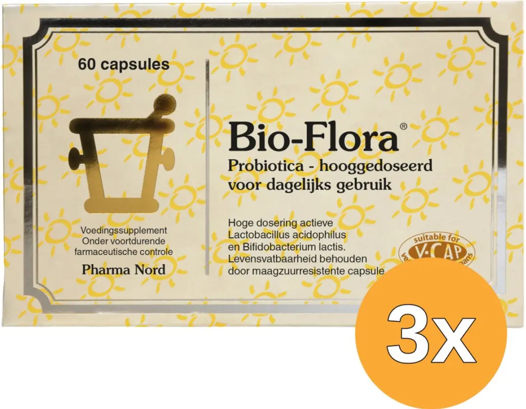 3x Pharma Nord Bio Flora (60 capsules)