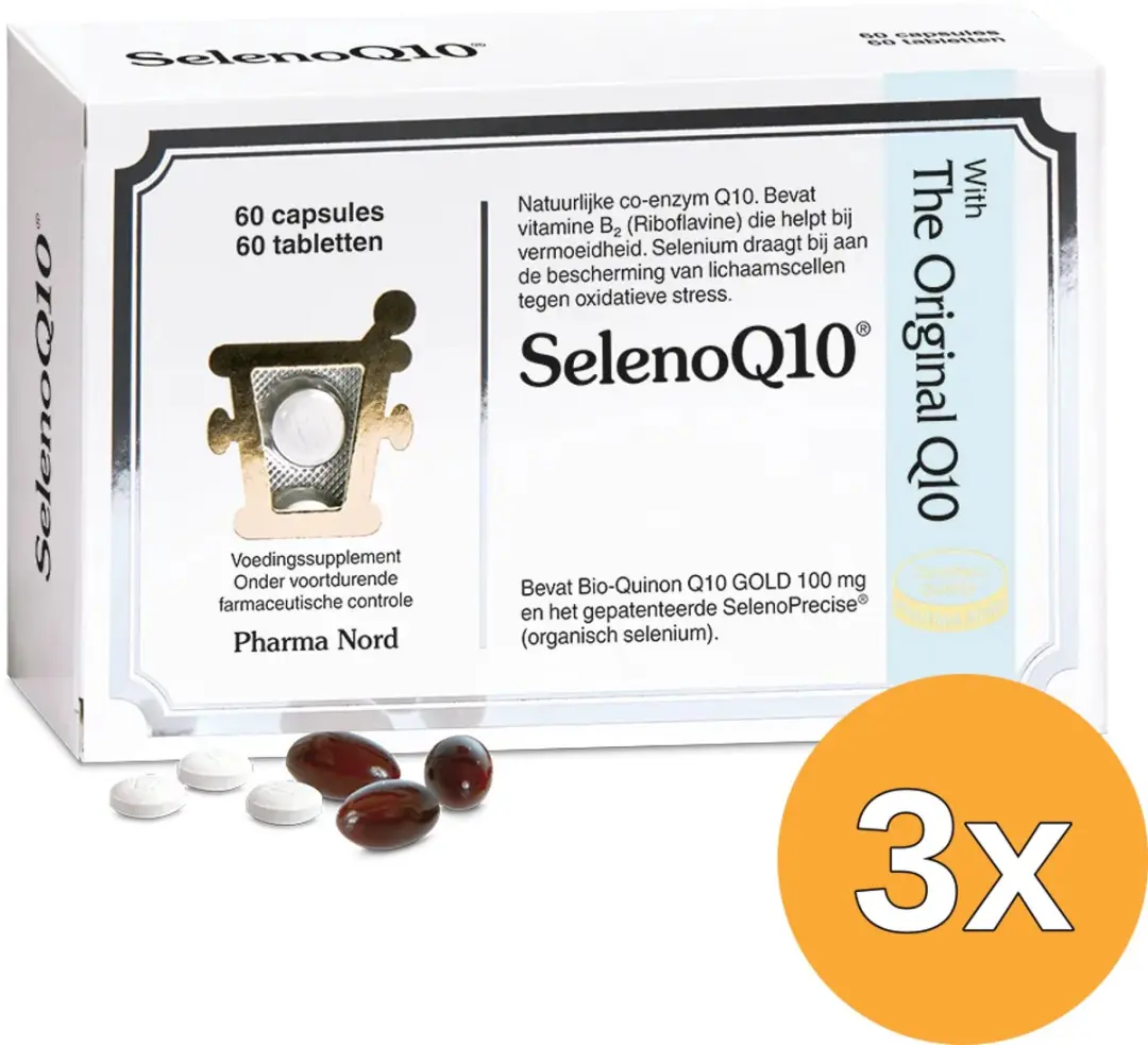 3x Pharma Nord SelenoQ10 (120 capsules)
