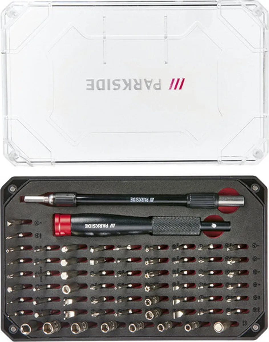 Parkside Precisiegereedschapsset 64-delig T5 - 79693863