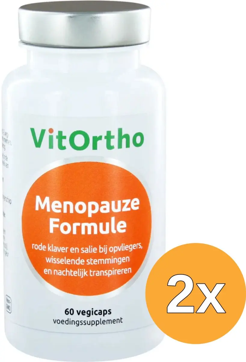 2x VitOrtho MenoForm vh menopauze formule (60 vega capsules)