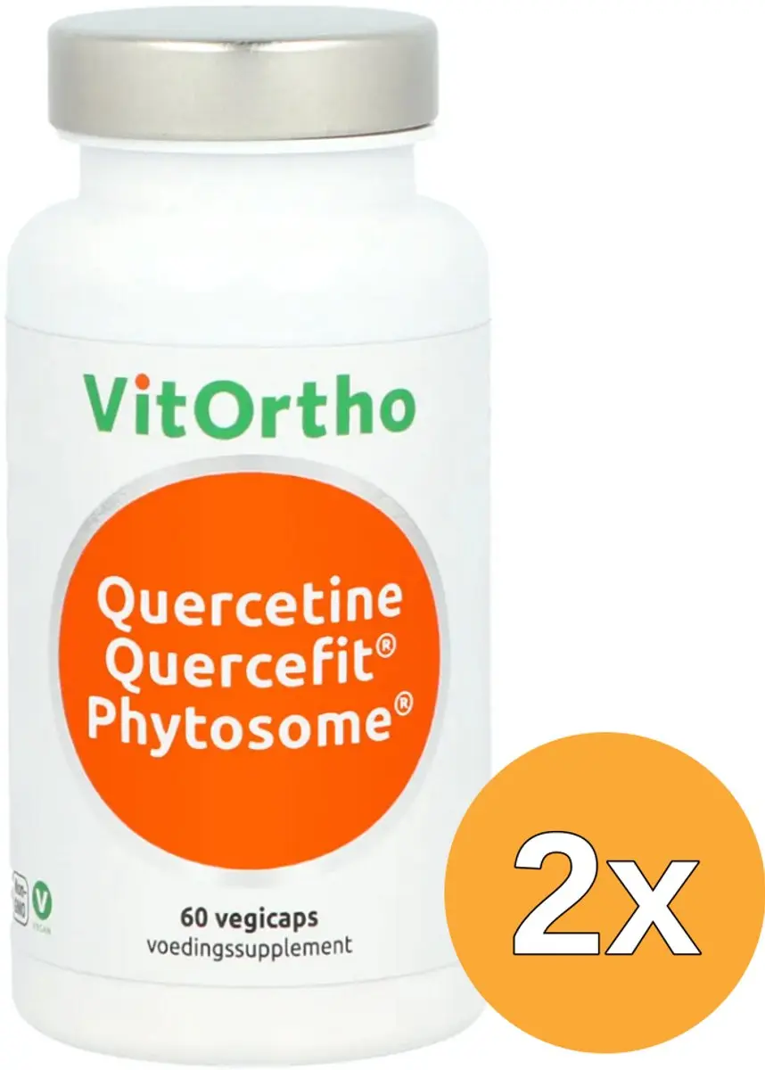 2x VitOrtho Quercetine quercefit phytosome (60 vega capsules)