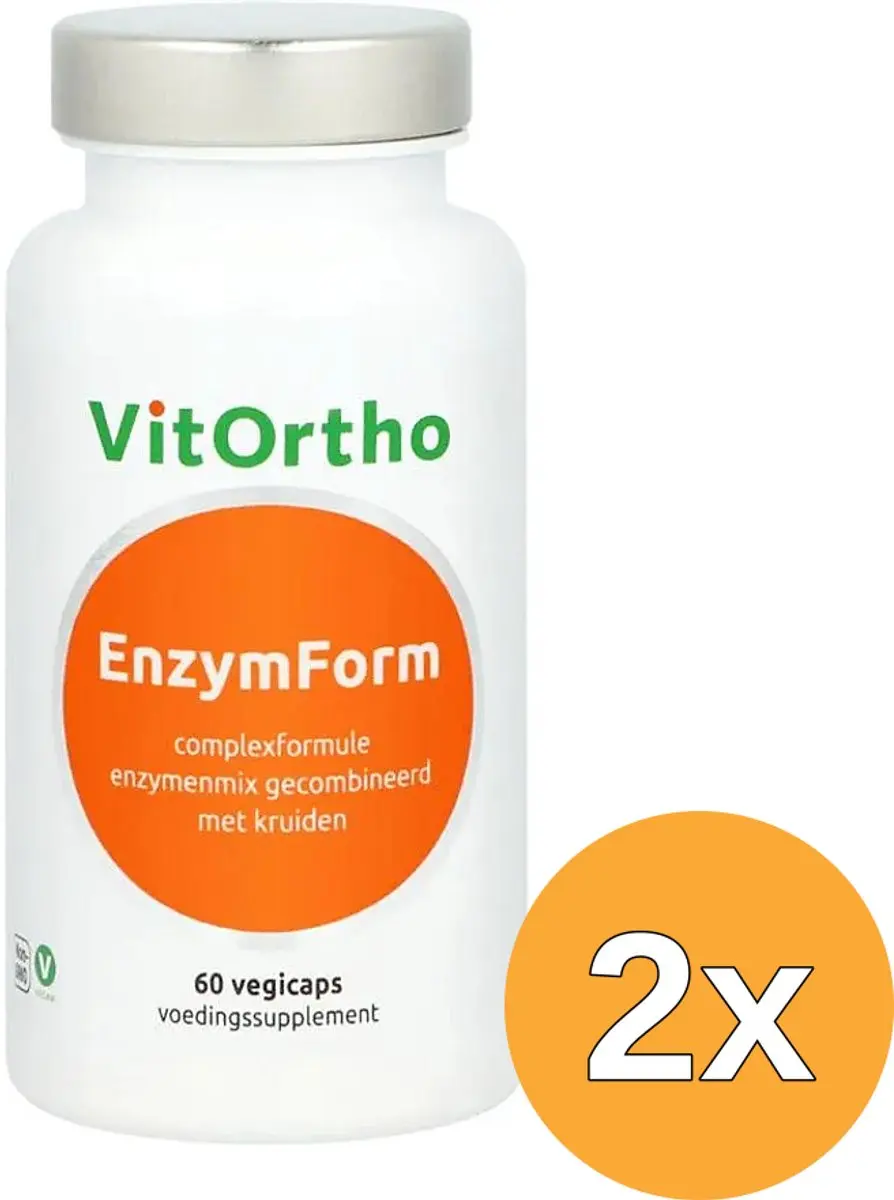 2x VitOrtho EnzymForm (60 vega capsules)