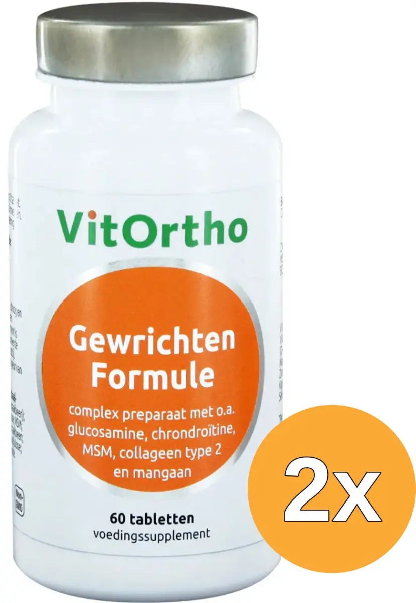 2x VitOrtho FlexForm vh gewrichten formule (60 tabletten)