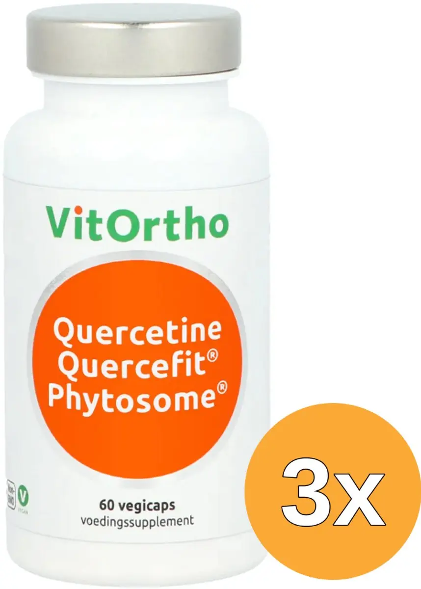 3x VitOrtho Quercetine quercefit phytosome (60 vega capsules)